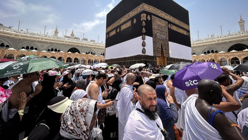 Jemaah haji Tarwiyah di Mina sebelum ke Arafah