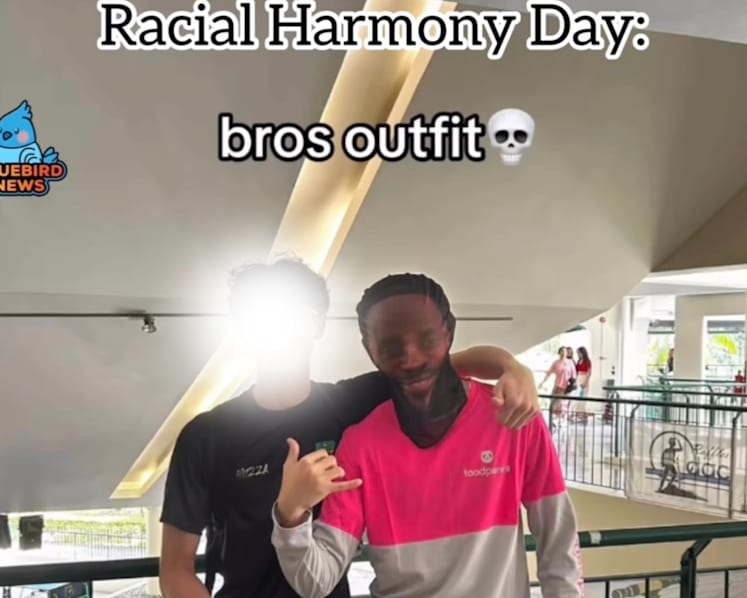RI student disciplined for dressing up as dark-skinned delivery rider on Racial Harmony Day