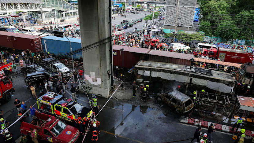 Train-bus collision kills at least 8 in Bangkok: Police