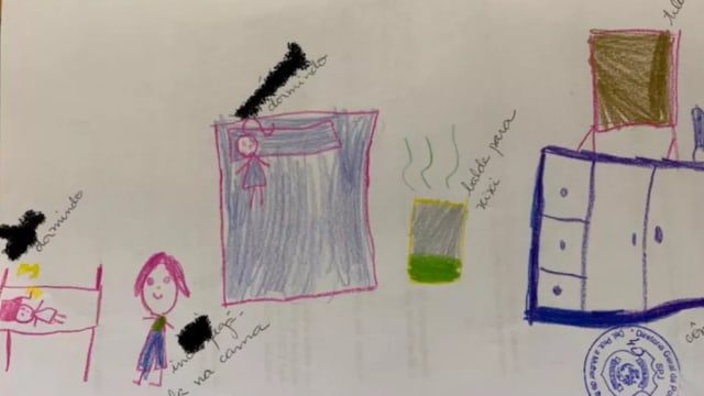 女学生画诡异家庭画 老师识破家中性侵犯