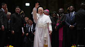 Pope Leo, in Cameroon, decries 'handful of tyrants' ravaging the world