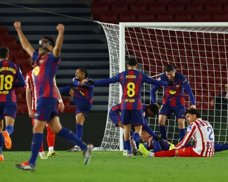 LaLiga leaders Barcelona fight back to beat Atletico 3-1