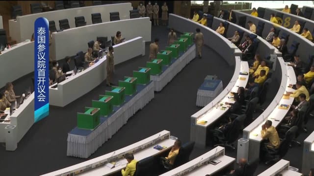 泰国参议院首开议会 投票选出新任议长和副议长