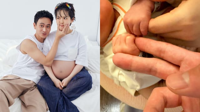 孙可芳剖腹产下儿子　刘冠廷当爸了！