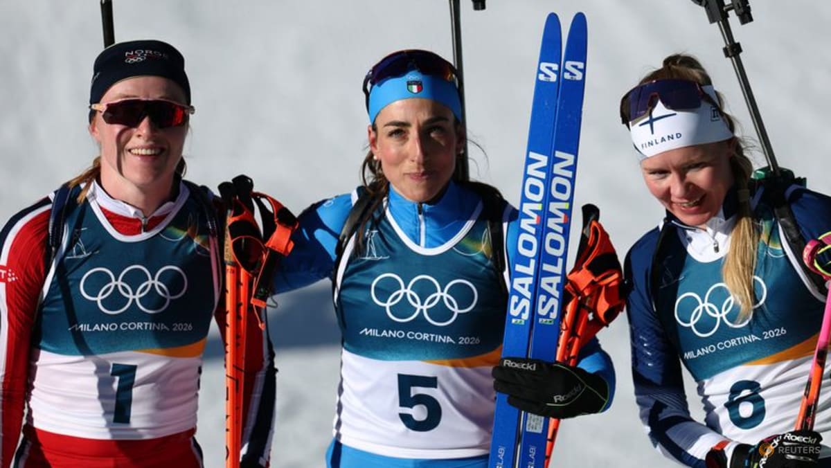 Biathlon-Golden girl Vittozzi gives Italian fans their precious historic moment