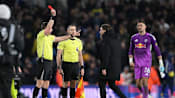 Leeds boss Farke fined and suspended for confronting referee after loss to City