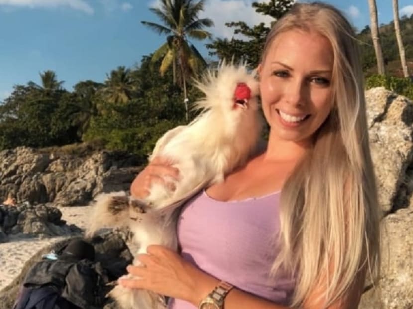 Austrian national Marion Fernandez offered S$416 for the return of her missing Silkie chicken.  