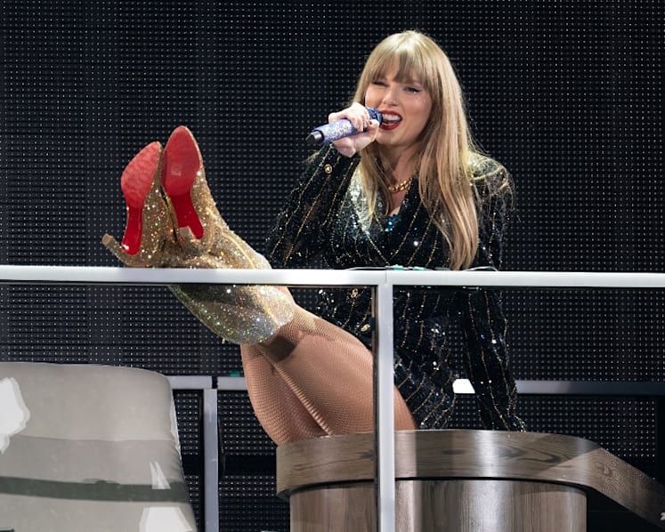 Taylor Swift had over 250 pairs of shoes designed by Christian Louboutin for the Eras Tour
