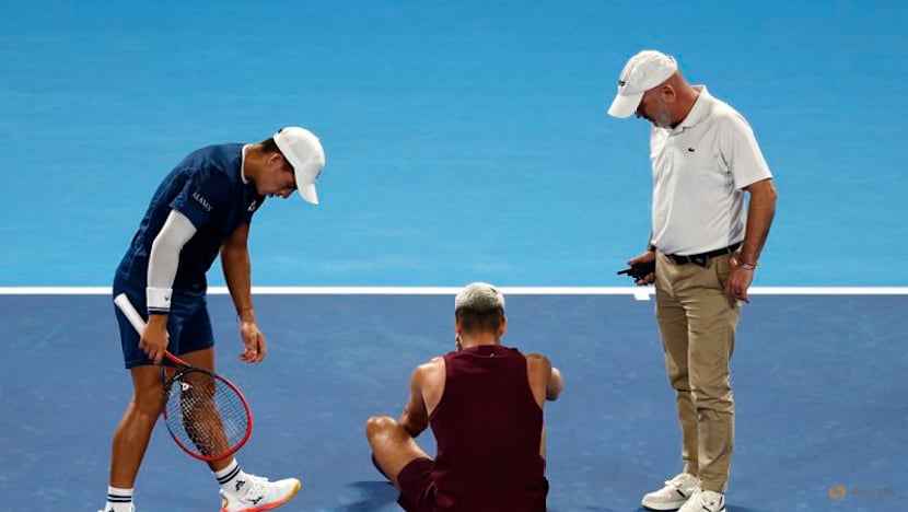 Alcaraz survives injury scare to beat Baez on Tokyo debut