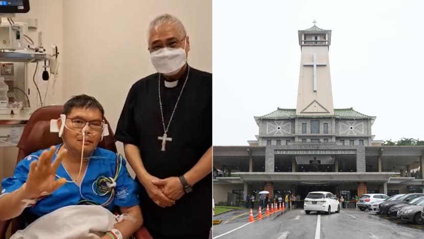 Priest injured in St Joseph's Church stabbing discharged from hospital, expresses thanks for 'love and support' Priest injured in St Joseph's Church stabbing discharged from hospital, expresses thanks for 'love and support'