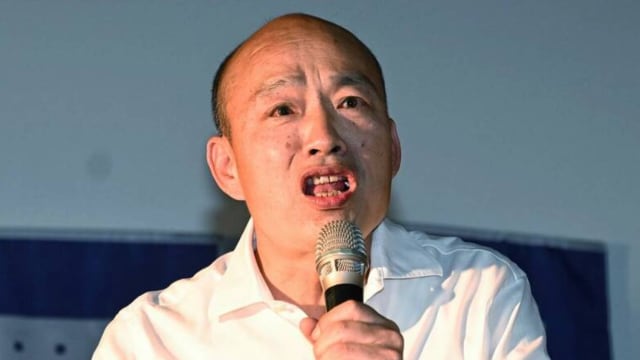狠酸柯文哲是“空气枪” 韩国瑜：很热闹但不会赢