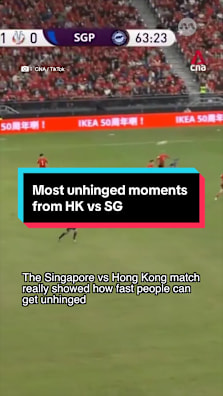Most unhinged moments from the Hong Kong vs Singapore game #8dayssg #8dayssgtrending #hongkong #singapore #fypsg 