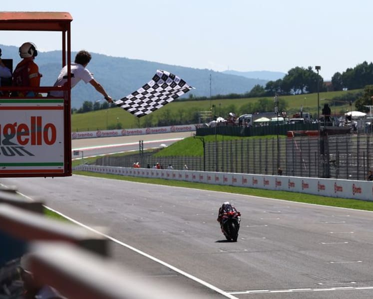 Bezzecchi spoils Ducati's centenary party with Italian Grand Prix victory
