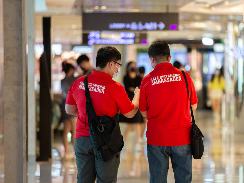 Around 2,000 safe distancing ambassadors are currently employed by various government agencies. 