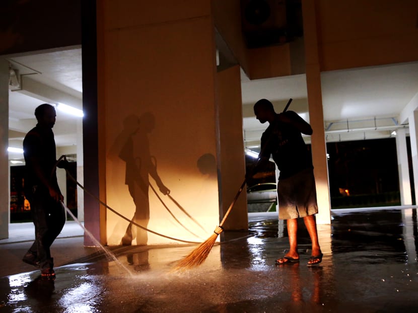 Three out of 10 conservancy workers TODAY spoke to — all of whom are Bangladeshi work permit holders — said they were getting the same pay despite the longer hours.