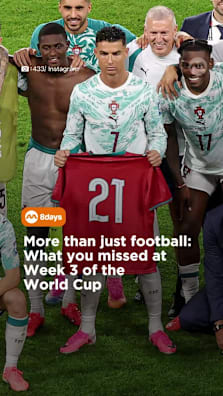 Some things are bigger than football. That's the beauty of the World Cup ❤️🌎⚽️ #8dayssg #8dayssgTrending #mediacorpFIFAWorldCup2026 #FIFAWorldCup #football 