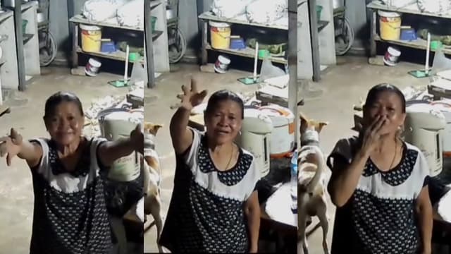泰女离乡打拼 用闭路电视和母亲“隔空拥抱”感动网民