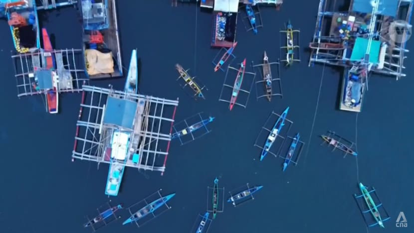 Onboard a Philippine convoy boat that sailed towards disputed Scarborough Shoal