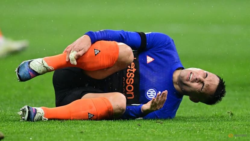 Inter forward Martinez suffers another calf strain days after return