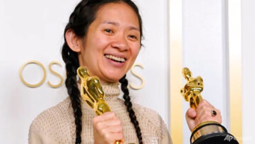 It was a socially distanced Oscars 2021: Nomadland, Chloe Zhao and a red carpet