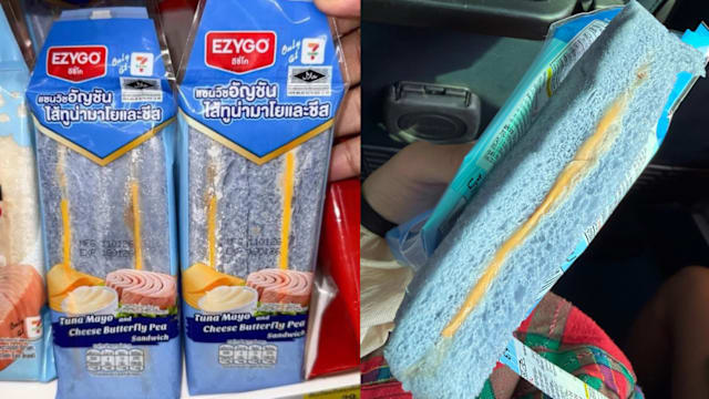 泰国“哆啦A梦肉”三明治爆红