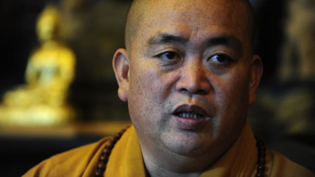 被中国多部门调查 少林寺住持释永信戒牒被注销