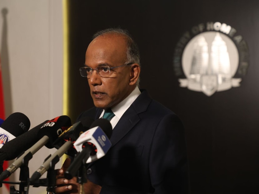 Law and Home Affairs Minister K Shanmugam (pictured) said that Singapore must be clear about its stance on Israel's war with Hamas.