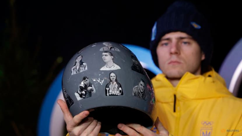 Skeleton-Ukraine's Heraskevych disqualified over helmet controversy