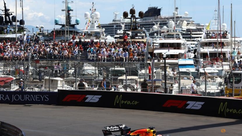 Leclerc completes sweep of Monaco practice, Hamilton crashes