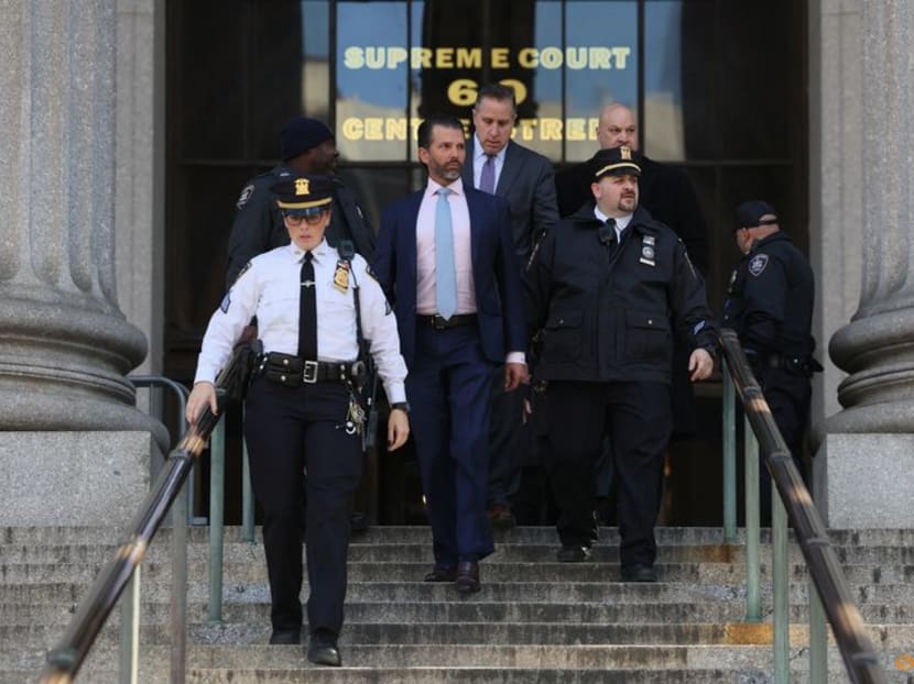 At NY trial, Eric and Donald Trump Jr say they were not aware of fraud