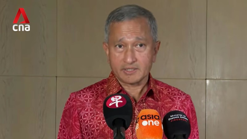 PM Wong, President Prabowo make political commitment to work through differences: Dr Balakrishnan 