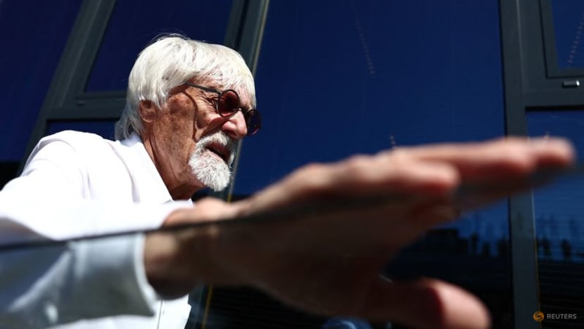 Former supremo Ecclestone makes F1 podium debut at 94