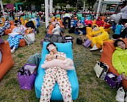 Seoul holds 'Power Nap Contest' in sleep-deprived South Korea