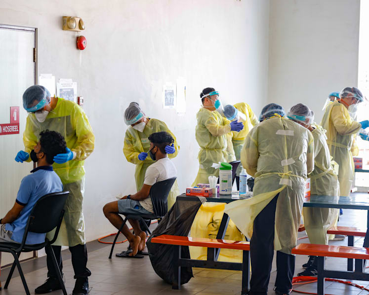 Covid-19 rapid test being piloted for 1,000 foreign workers in dorms