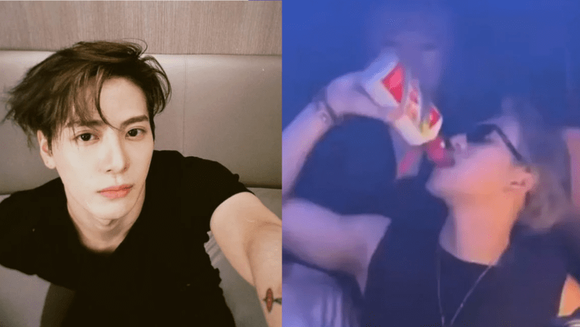 Jackson Wang Seen Drinking Moutai "Like It’s Mineral Water" Jackson Wang Seen Drinking Moutai "Like It’s Mineral Water"