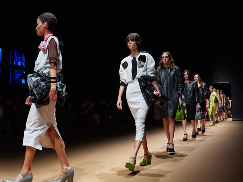 Miuccia Prada and Raf Simons serve low-key surprise at Prada spring-summer 2023