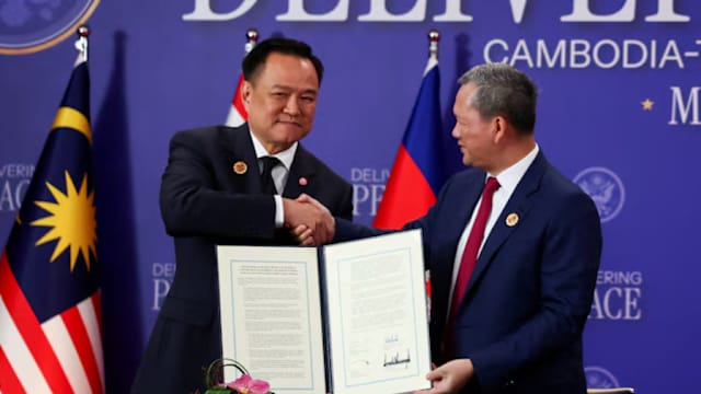 美国向泰柬提供4500万美元援助 支持特朗普斡旋和平进程