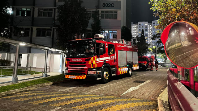蔡厝港组屋厨房炉灶失火