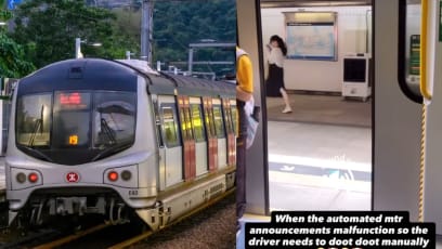 HK Train Captain Hilariously Mimics Door Closing Sound After Announcement Glitch