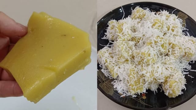食谱：番薯椰丝糕