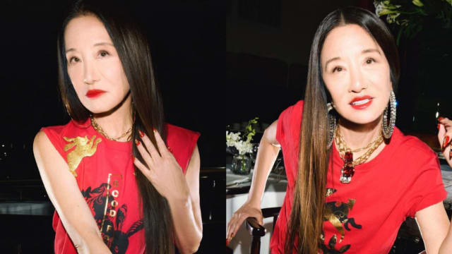 73岁“婚纱女王”Vera Wang火辣贺新春　“十级磨皮”照惊呆网友