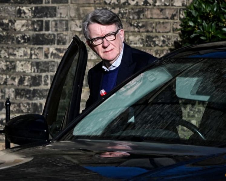 Police in Britain arrest Peter Mandelson, a former ambassador, in probe into Epstein ties