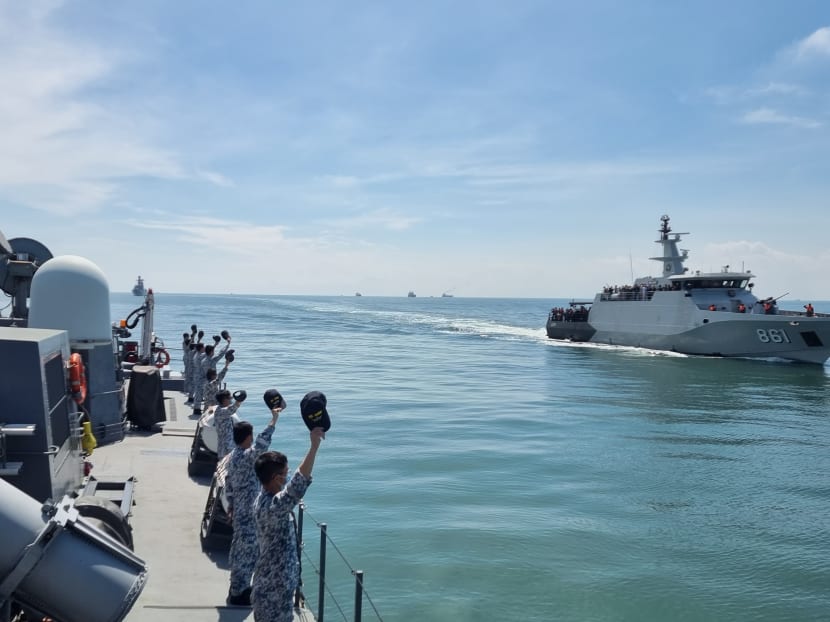 Singapore navy taking part in first ASEAN-Russia maritime exercise