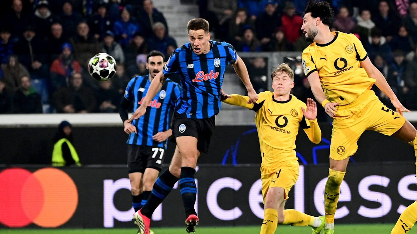 欧冠：亚特兰大逆转战胜多特蒙德 晋级16强