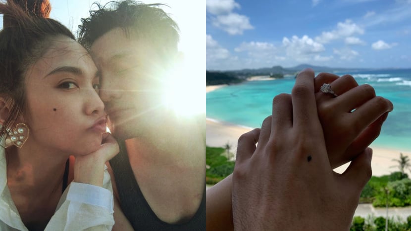 Li Ronghao Proposes To Rainie Yang On His 34th Birthday
