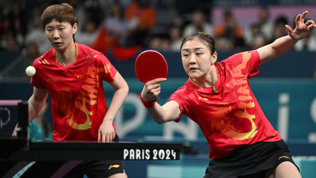 中国乒乓女队以3比0战胜日本 实现五连冠佳绩