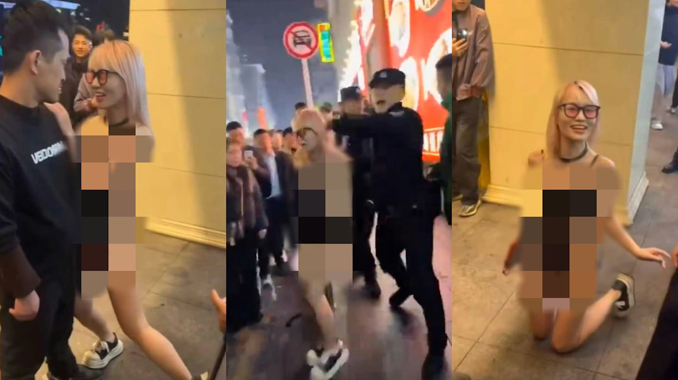 长沙街头不雅行为事件 涉案男女被刑事拘留