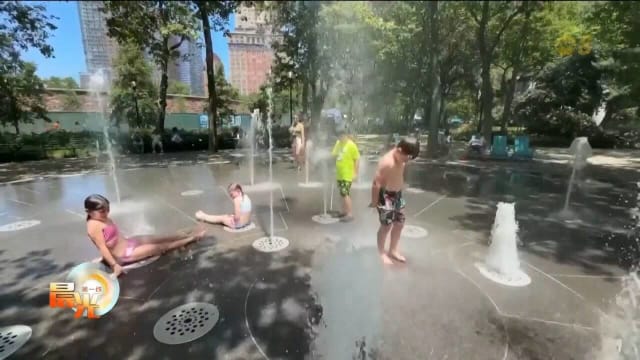 美国东北部遭遇破纪录高温 近半数人口受热浪影响