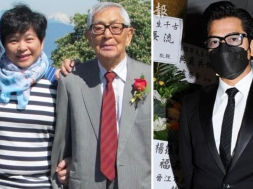 Aaron Kwok And His Wife & Daughters Attend Funeral Of His Long-Time Manager’s Father