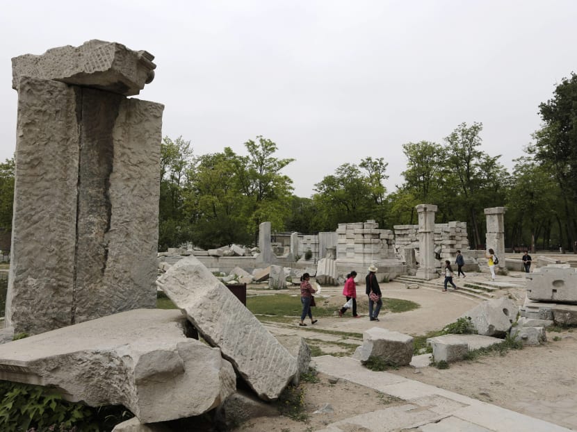 Replica of razed Chinese palace opens, but some prefer ruins